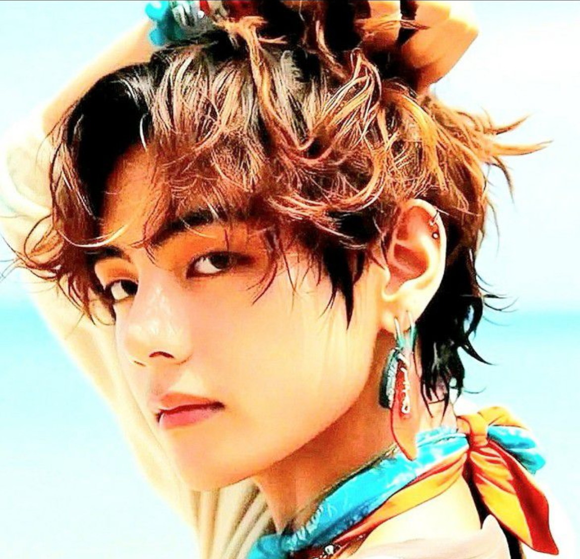 Recent activity shot of V (BTS)