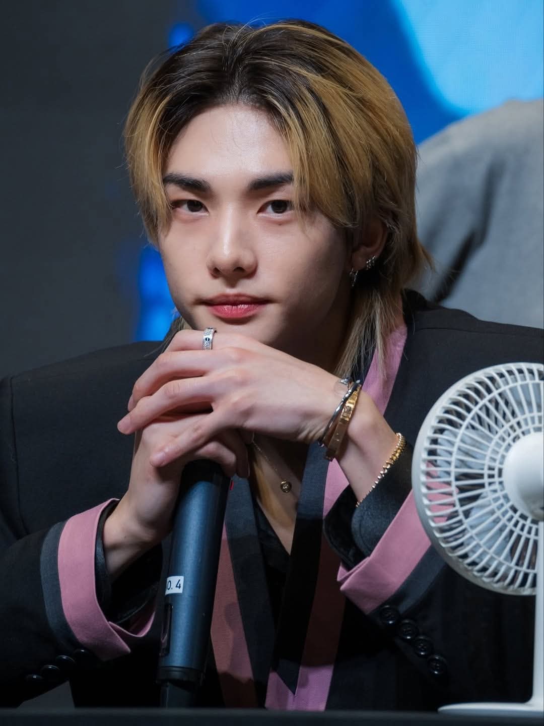 Recent activity shot of Hyunjin (Stray Kids)