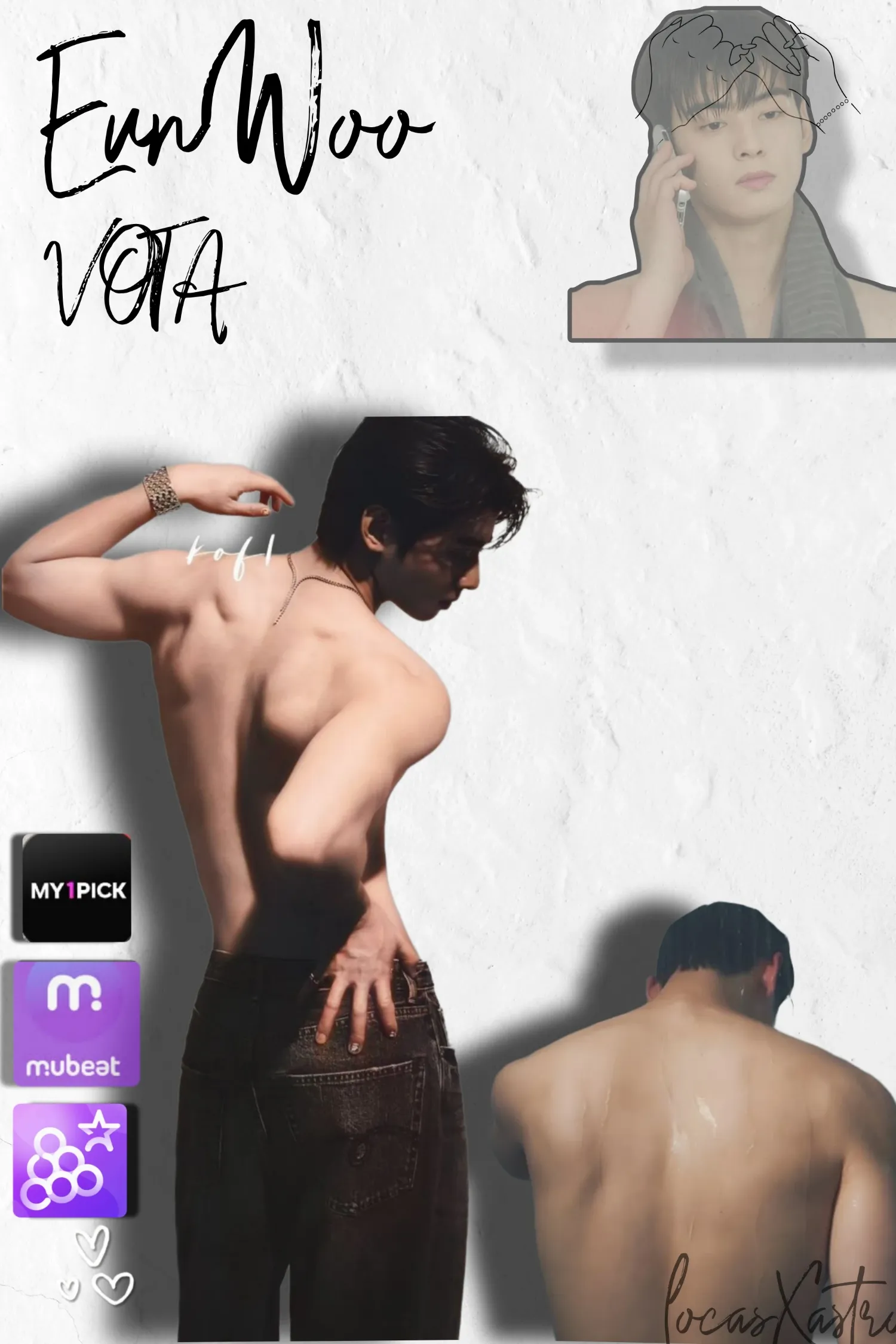 Recent activity shot of Eunwoo (ASTRO)