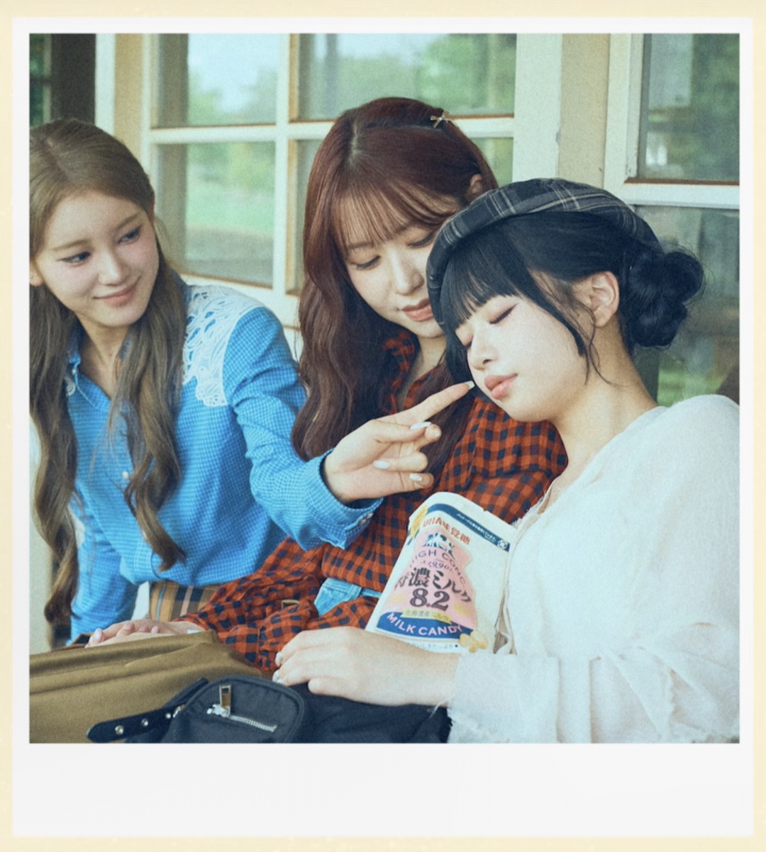 Recent activity shot of Kasahara Momona (ME:I)