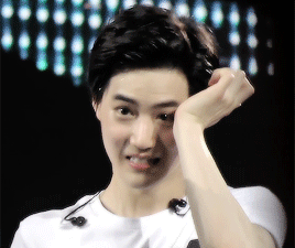 Behind-the-scenes cut of Suho (EXO)