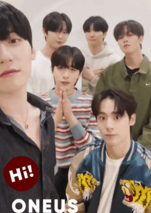 A moment captured by ONEUS's fan