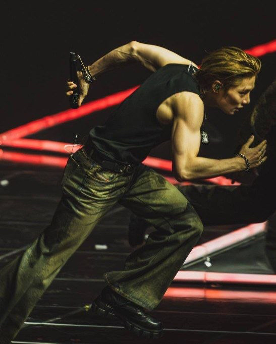 A moment captured by I.N (Stray Kids)'s fan