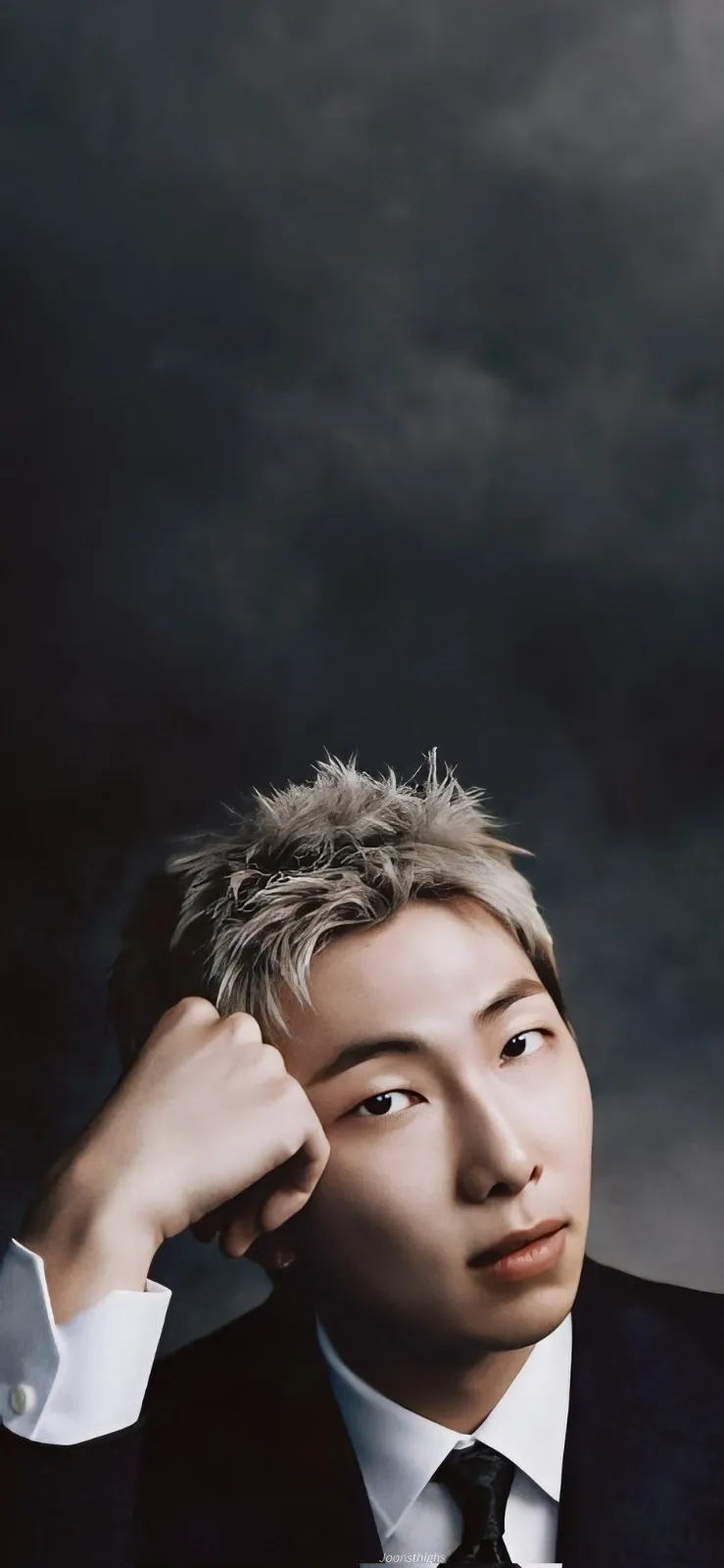 A heartfelt wallpaper shared by RM (BTS)'s fans