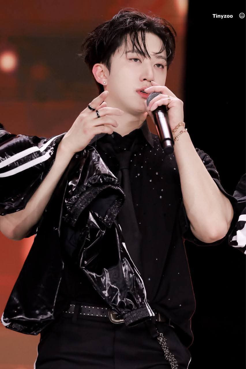 Recent activity shot of Changbin (Stray Kids)