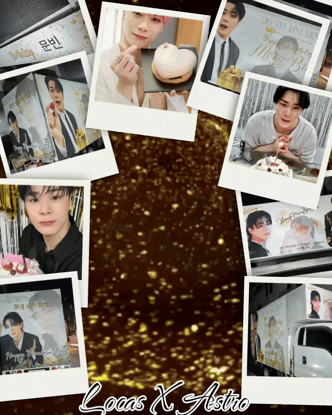 A moment captured by Moonbin (ASTRO)'s fan