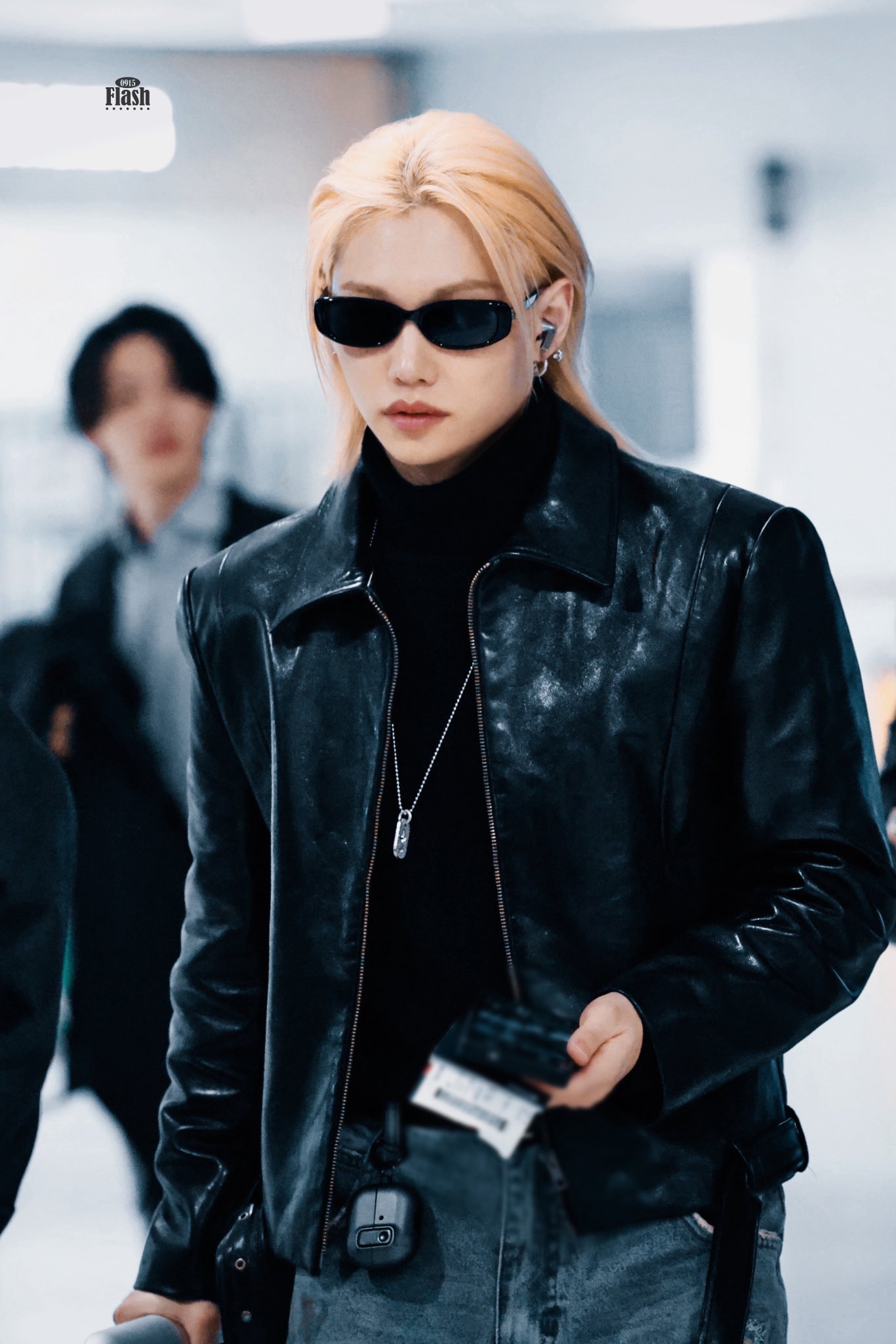 A moment captured by Felix (Stray Kids)'s fan