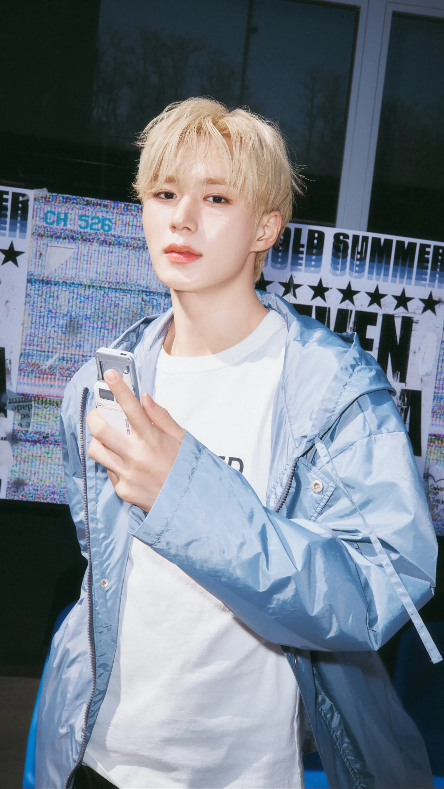 Fan-made special wallpaper for Kim Junseo (ALPHA DRIVE ONE)